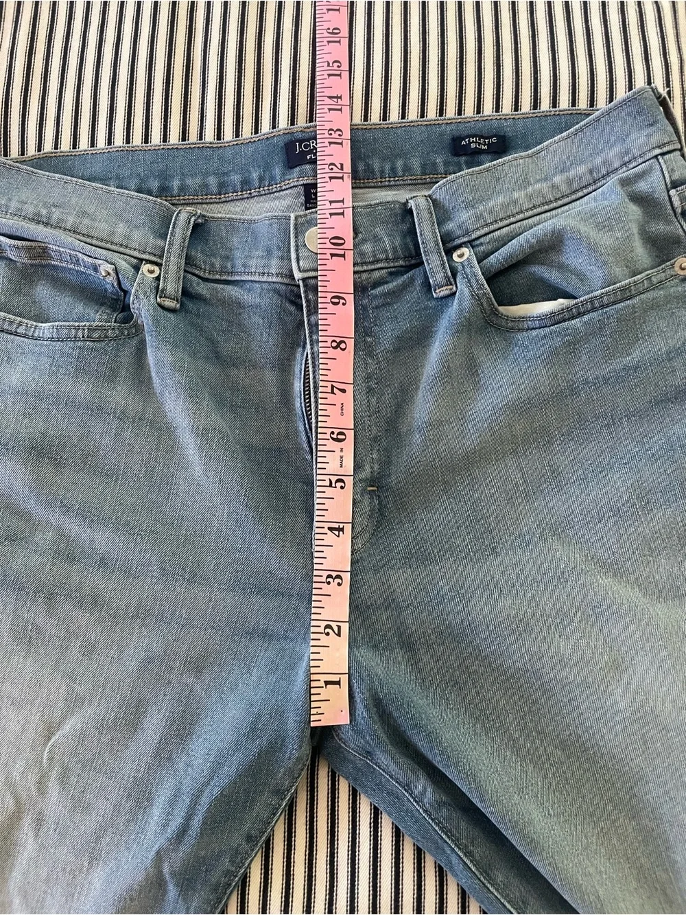J. Crew Men's Light Wash Slim Straight Jeans